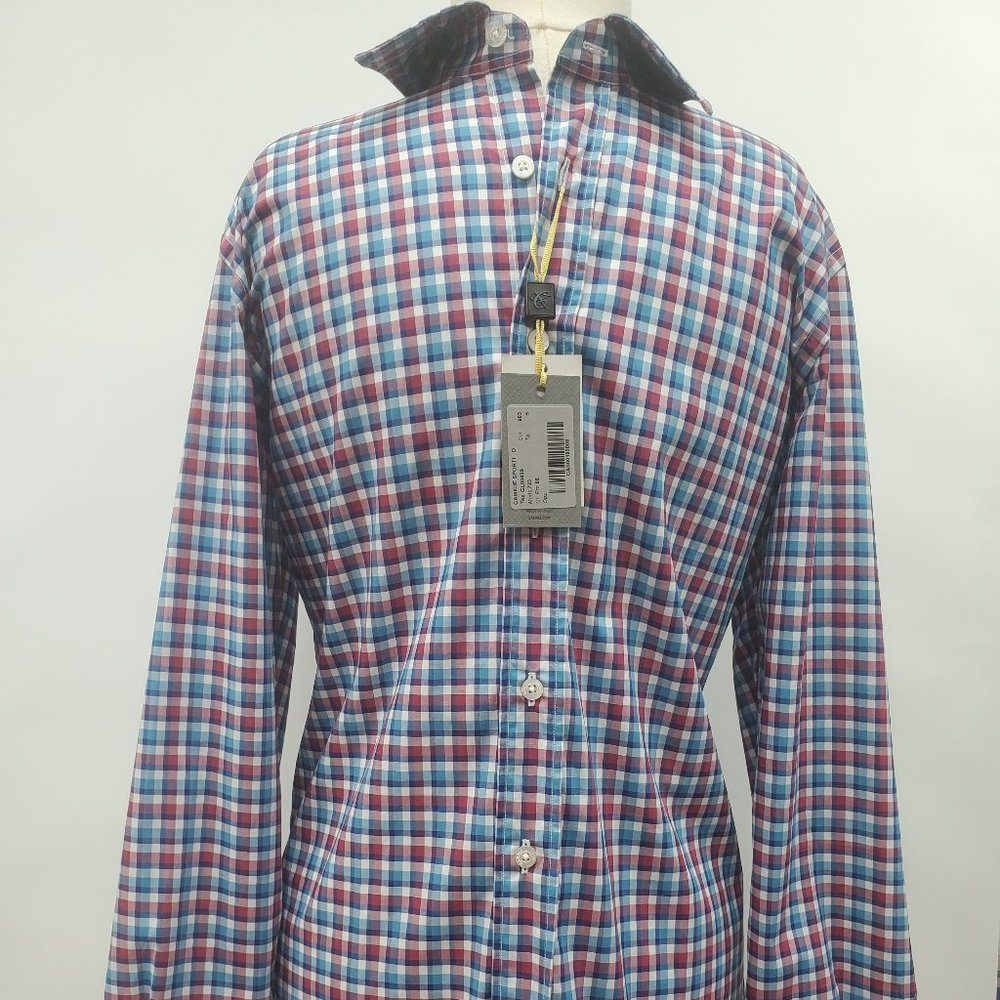 CANALI Men Dress Shirt Modern Fit S Size